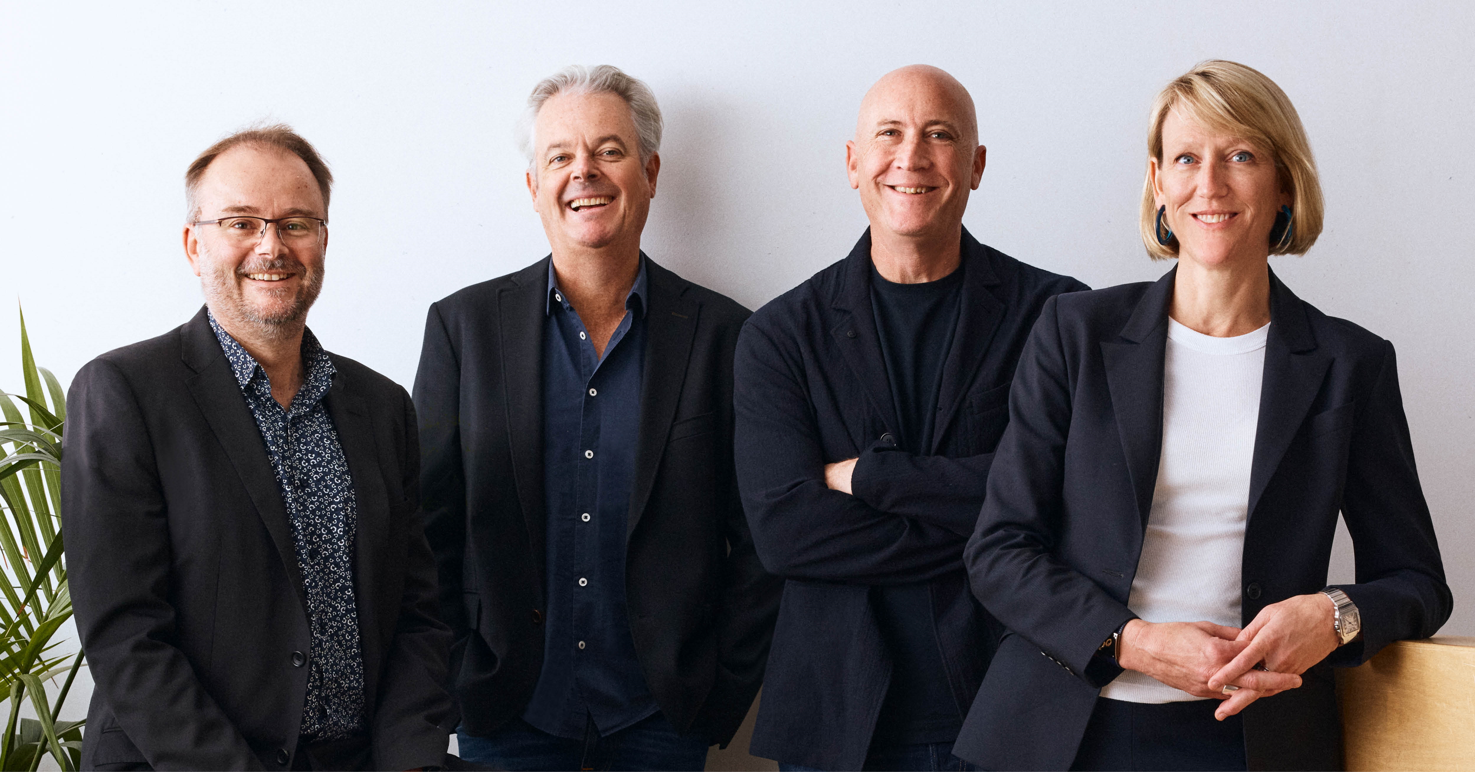 (From L-R) Darren Kemp, Fiftyfive5 Founding Partner, Mark Sundquist, Fiftyfive5 Managing Partner, Mark Green, Accenture Song’s ANZ Lead, Karen Philips, Fiftyfive5 Founding Partner