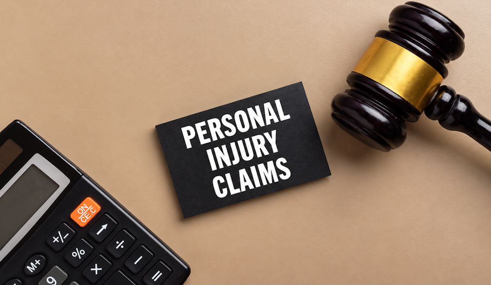 Personal Injury Claims Flat Lay