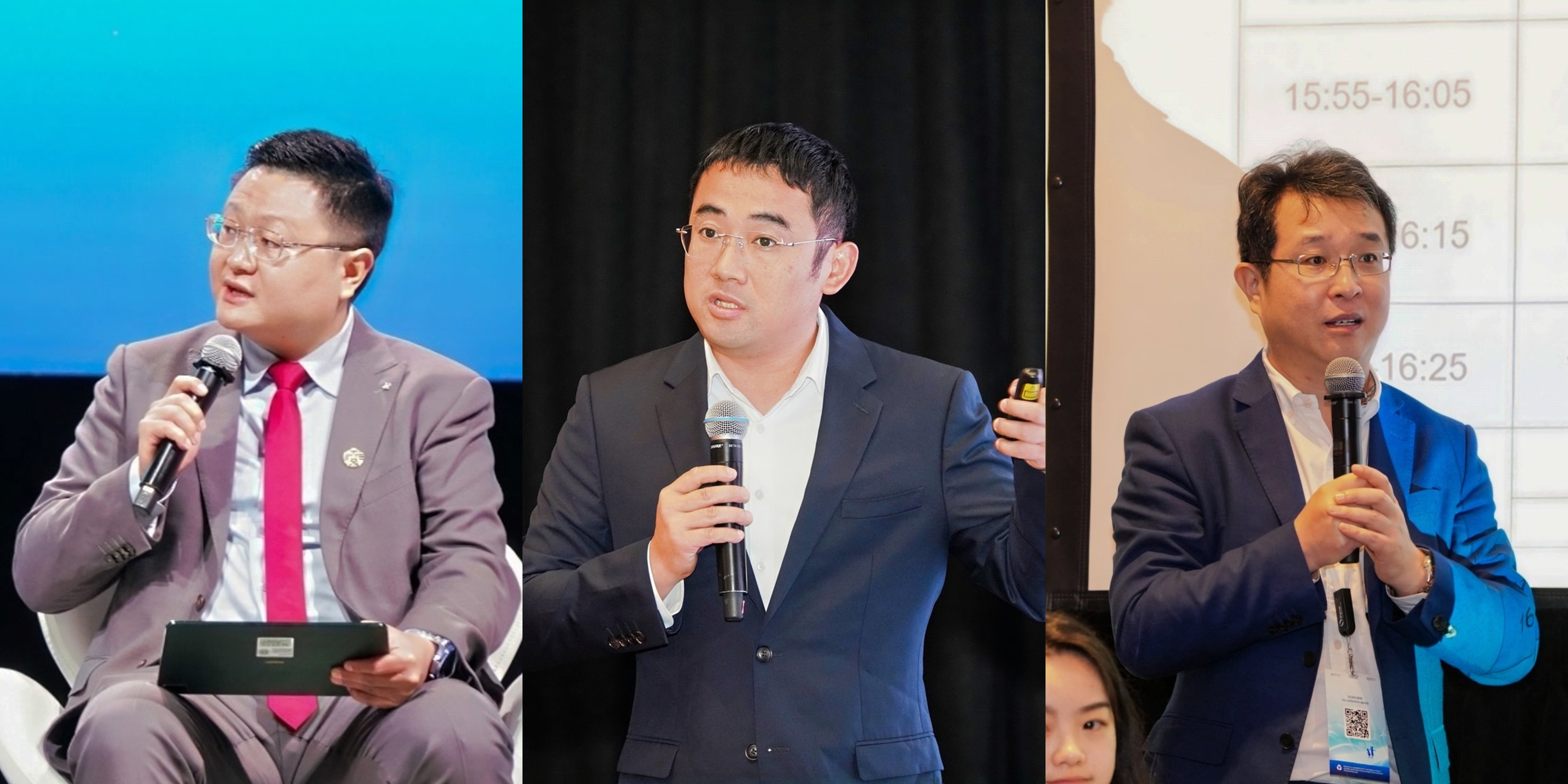 Huawei representatives deliver a speech at CEPSI 2025