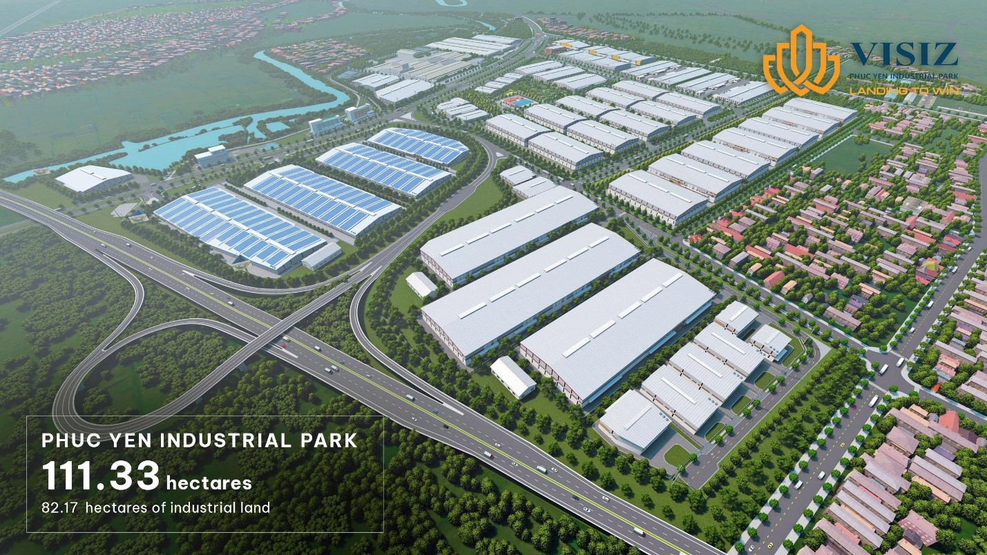 A view of the Phuc Yen Industrial Park in Phuc Yen Ward in Phu Tho Province. — Photo courtesy of the firm