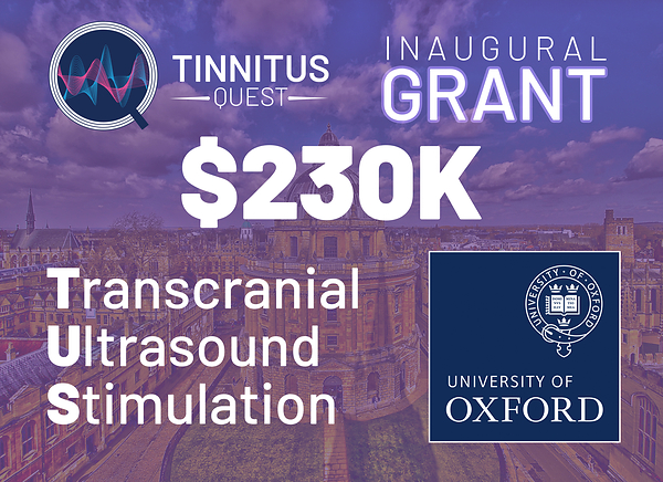 Tinnitus Quest Inaugural Grant Tinnitus Quest Inaugural Grant