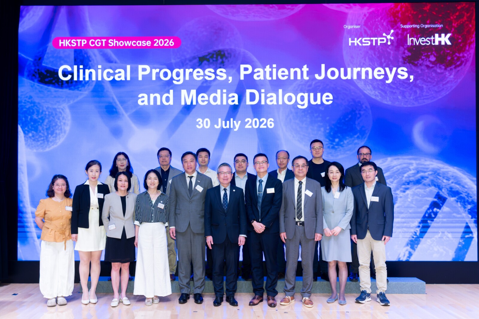 HKSTP hosted the HKSTP CGT Showcase 2026, bringing together local and overseas I&T enterprises, medical experts, researchers, investors and patient representatives to explore the clinical translation and broader development of cell and gene therapy.