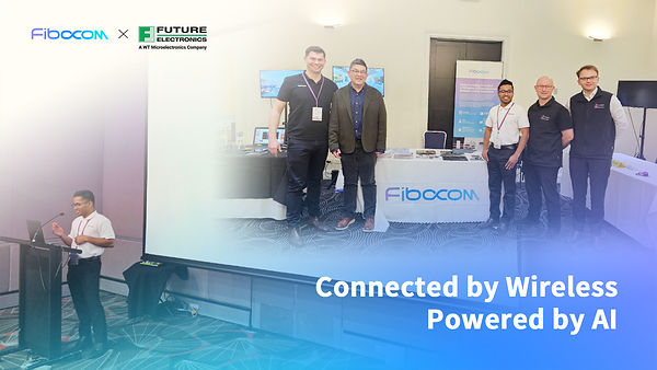 Representatives from Fibocom and Future Electronics pose for a group photo at the Future Supplier Tech Fest Australia 2026 in Sydney, showcasing their collaboration to accelerate IoT innovation. Representatives from Fibocom and Future Electronics pose for a group photo at the Future Supplier Tech Fest Australia 2026 in Sydney, showcasing their collaboration to accelerate IoT innovation.