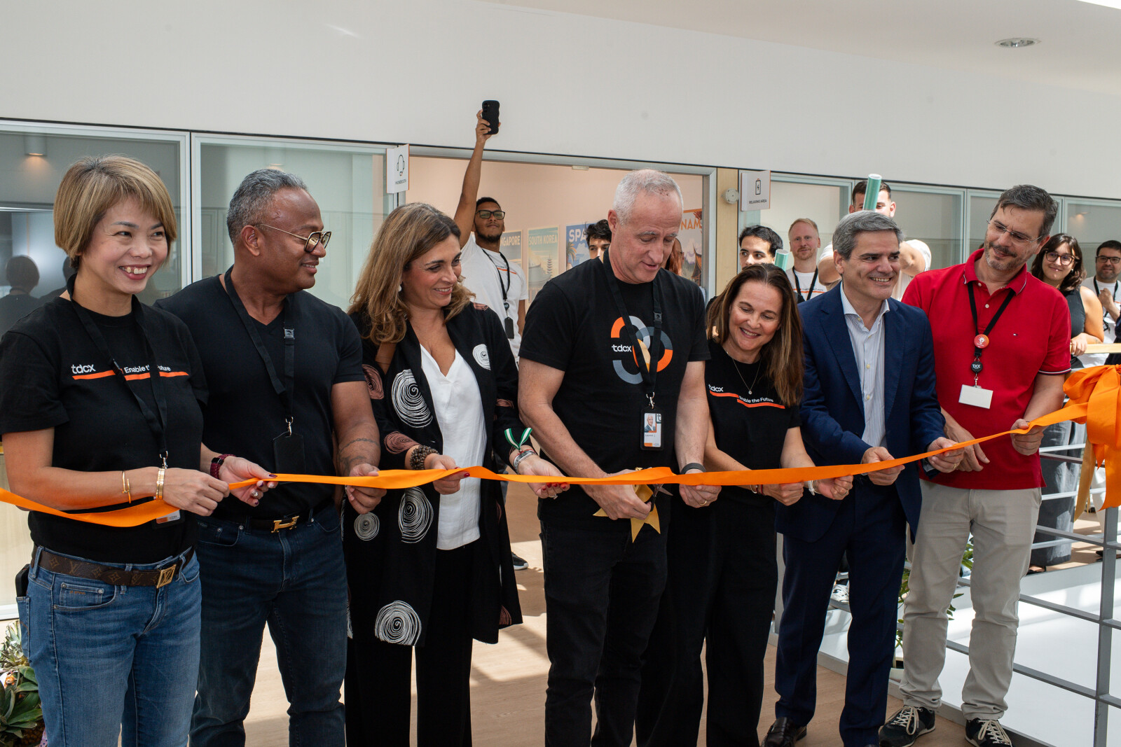 TDCX Founder and CEO Laurent Junique officially opens the company