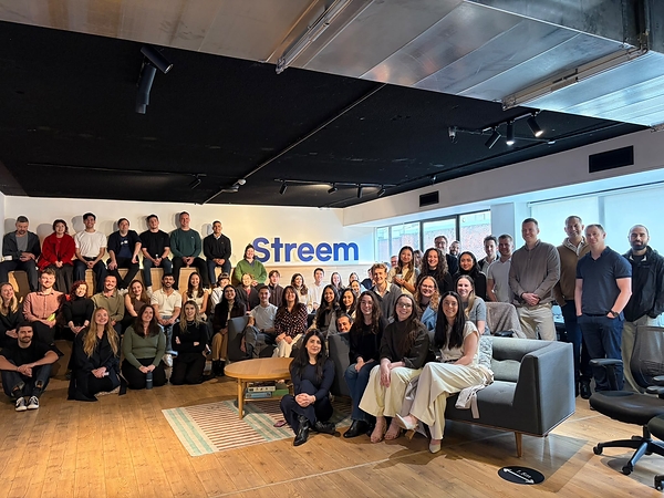 Tess Fezzuoglio with Streem team in Sydney HQ Tess Fezzuoglio with Streem team in Sydney HQ