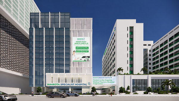 Mahkota Specialist Hospital's new extension block in Melaka featuring the HMI Spark Mahkota Specialist Hospital's new extension block in Melaka featuring the HMI Spark