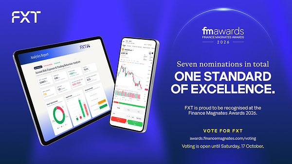 FXT: Nominated for 7 Finance Magnets Awards including Broker of the Year 2026 FXT: Nominated for 7 Finance Magnets Awards including Broker of the Year 2026